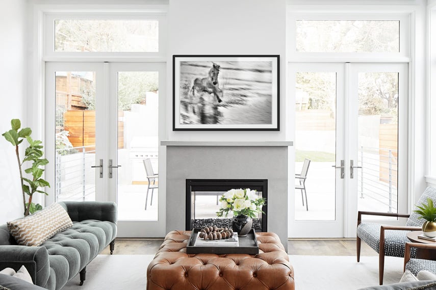 CALMING WALL ART Wall Art Ideas for Living Room HORSES picture