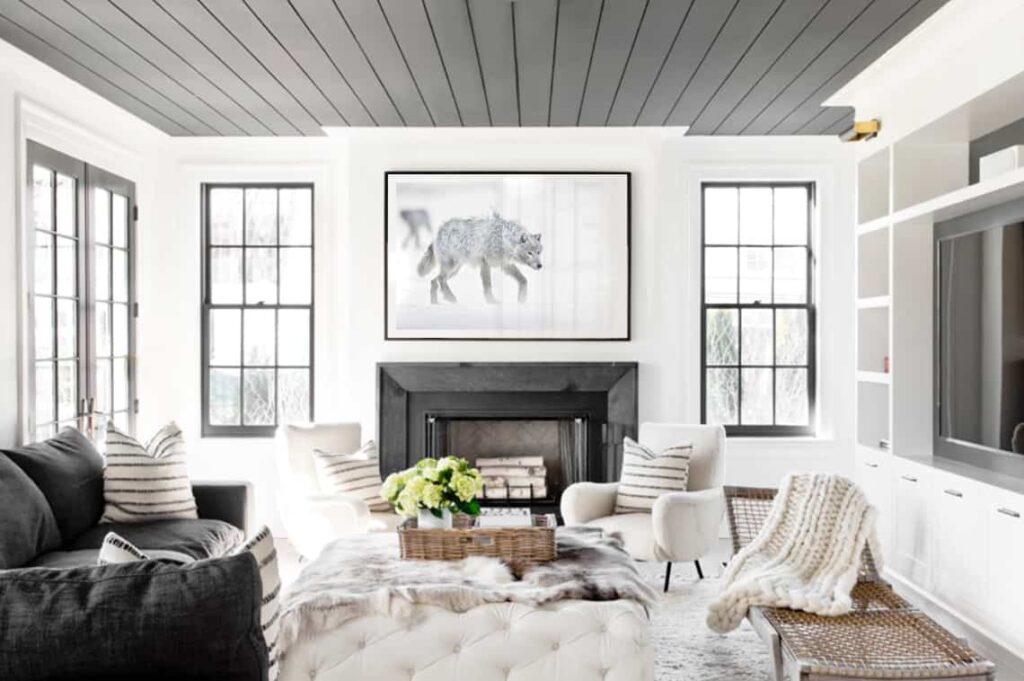 modern Farmhouse wall art - WALKING WOLF PHOTOS