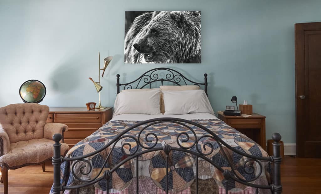 bedroom framed wall art OF BEAR