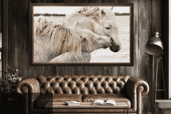 beautiful wild horse fine art portrait print for living room