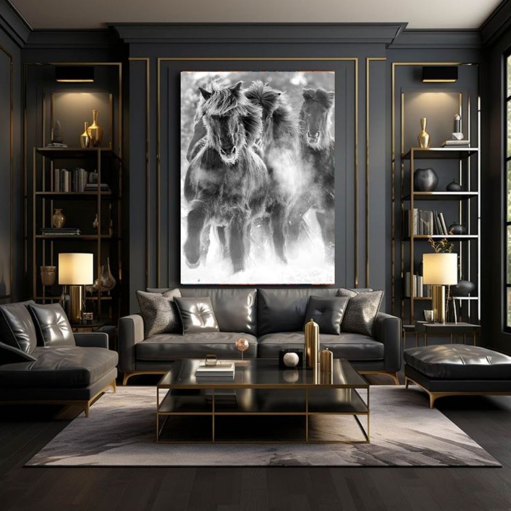 Fine art horse photography for office wall