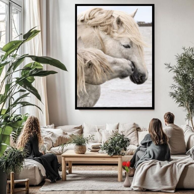 loving couples horse fine art prints