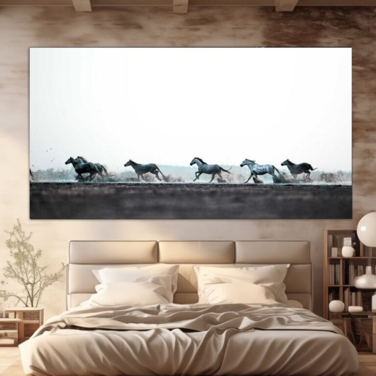 wild horse fine art prints running in mud by ejaz khan photography