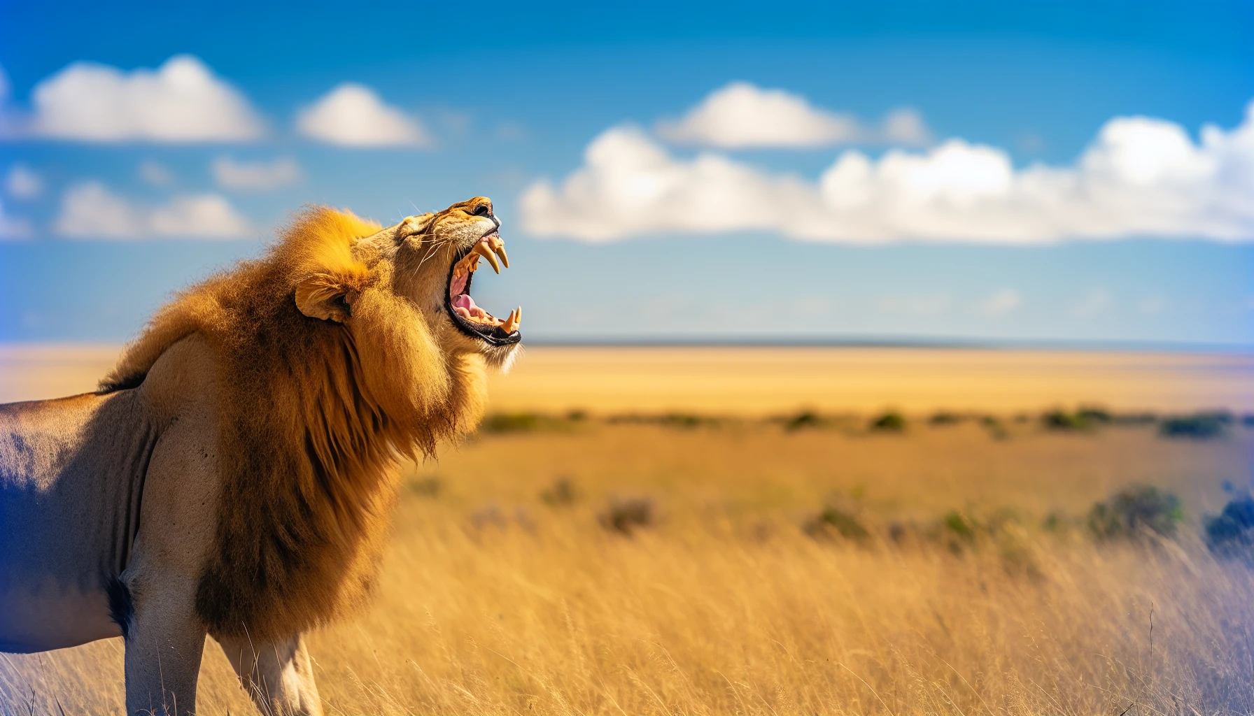 A stunning wildlife photograph of a wild animal in its natural environment