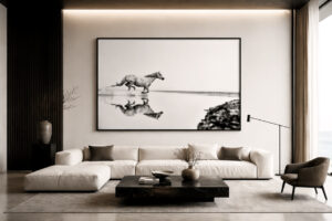 Horse Photo for a modern living room 